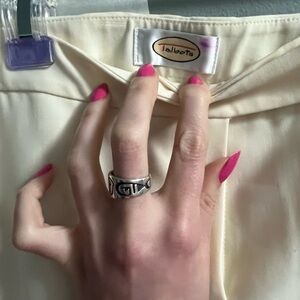 Talbots Cream Trousers